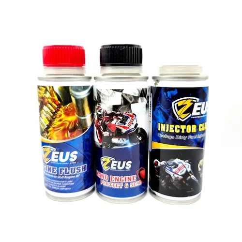 Bộ Sản Phẩm Súc Động Cơ Làm Sạch Máy, Vệ Sinh Buồng Đốt, Kim Phun, Phụ Gia Nhớt Zeus