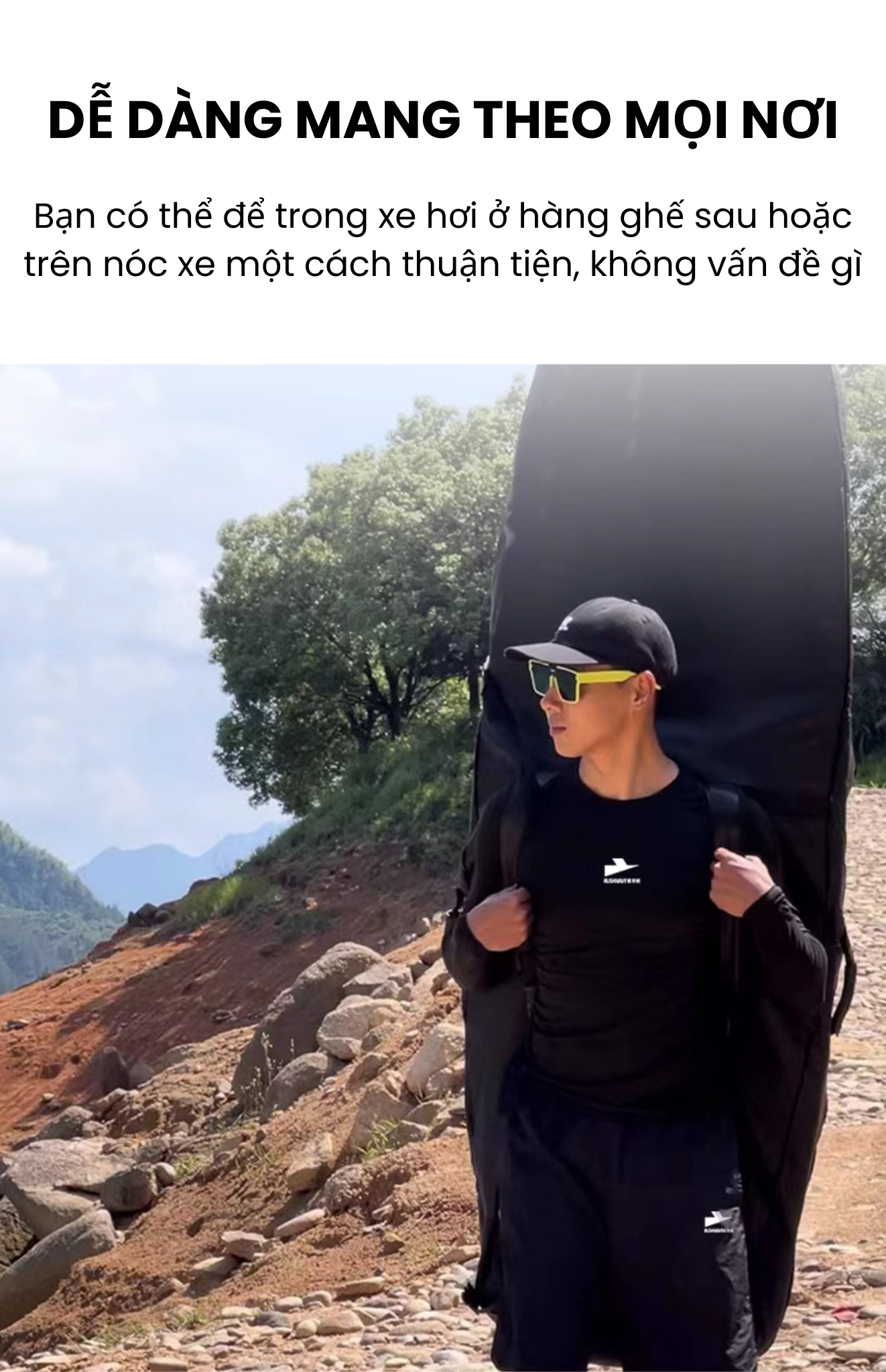 Ván lướt sóng điện Rush Wave ES-2402 có thể mang theo mọi nơi một cách dễ dàng Ván lướt sóng điện Rush Wave ES-2402 có thể mang theo mọi nơi một cách dễ dàng