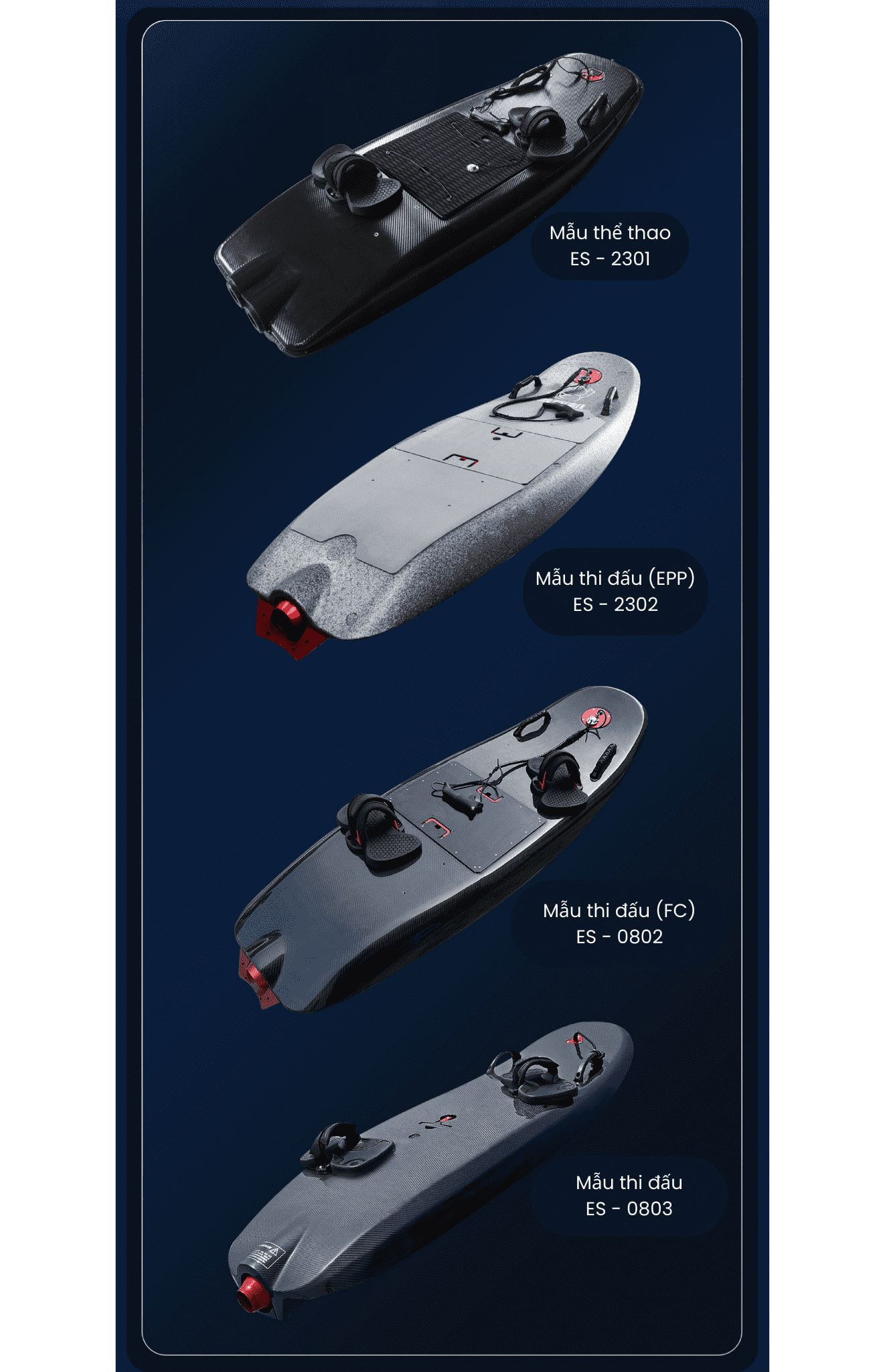 Các mẫu ván lướt sóng điện giá rẻ của Rush Wave Các mẫu ván lướt sóng điện giá rẻ của Rush Wave