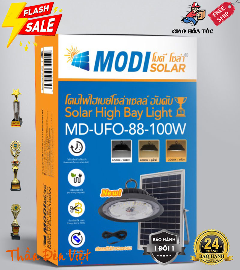Đèn thả năng lượng mặt trời hàng chính hãng Thái Lan thương hiệu MODI