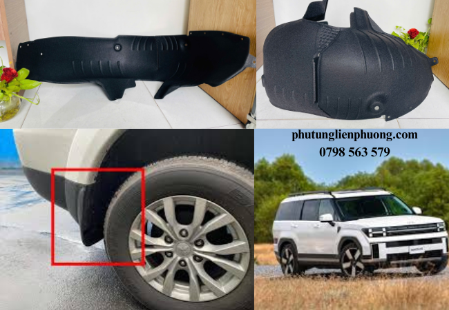 Chắn bùn lòng dè Hyundai Santafe bị hư hỏng bụi đất và nước sẽ xâm nhập gây ra sự ăn mòn nhanh chóng. Chắn bùn lòng dè Hyundai Santafe bị hư hỏng bụi đất và nước sẽ xâm nhập gây ra sự ăn mòn nhanh chóng.