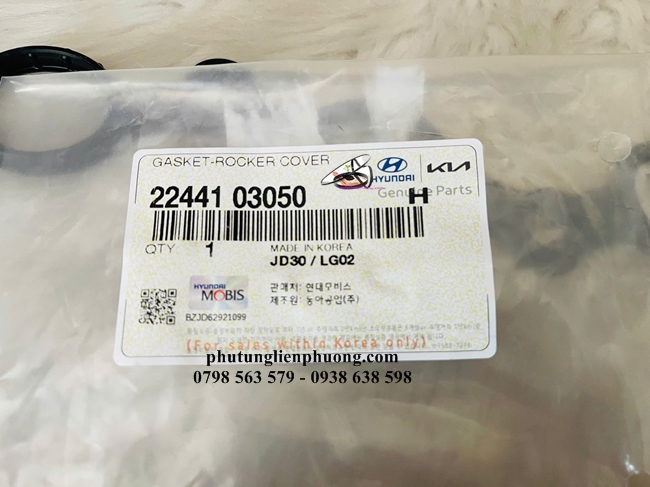 sản phẩm gioăng nắp dàn cò chính hãng Hyundai, Kia sản phẩm gioăng nắp dàn cò chính hãng Hyundai, Kia