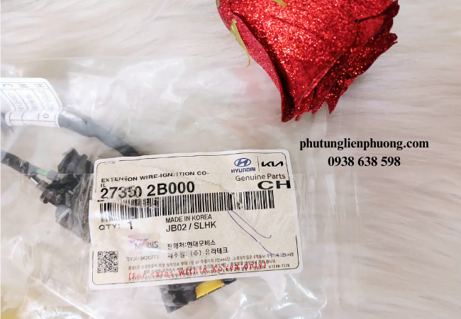 Dây cao áp xe Hyundai i20 cung cấp điện áp cao cho bugi để tạo ra tia lửa đánh lửa Dây cao áp xe Hyundai i20 cung cấp điện áp cao cho bugi để tạo ra tia lửa đánh lửa