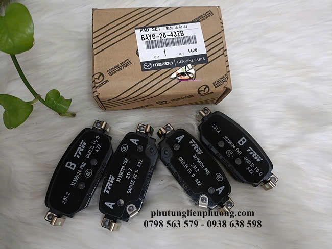 Bố thắng sau Mazda 3 giúp phân bổ lực phanh một cách đồng đều giữa các bánh xe Bố thắng sau Mazda 3 giúp phân bổ lực phanh một cách đồng đều giữa các bánh xe