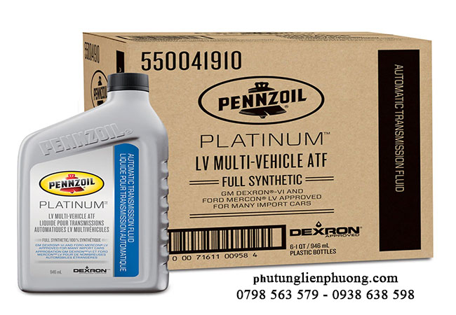 dầu truyền động pennzoil platinum LV - thích hợp cho xe ford escape dầu truyền động pennzoil platinum LV - thích hợp cho xe ford escape