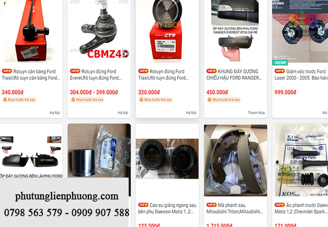 có nhiều sản phẩm phụ tùng trên một gian hàng và giá cụ thể dễ lựa chọn có nhiều sản phẩm phụ tùng trên một gian hàng và giá cụ thể dễ lựa chọn