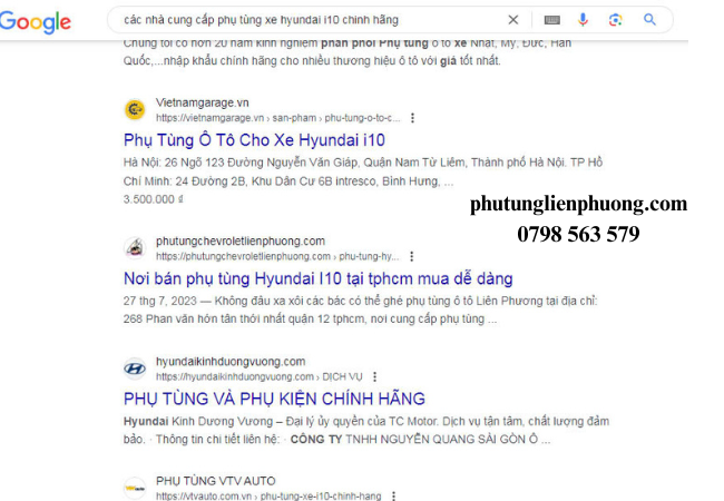 Phụ tùng Liên Phương cung cấp đa dạng các phụ tùng Hyundai chính hãng Phụ tùng Liên Phương cung cấp đa dạng các phụ tùng Hyundai chính hãng