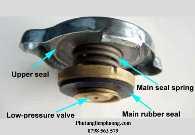 Nắp két nước đóng vai trò quan trọng trong việc duy trì áp suất bên trong hệ thống làm mát. Nắp két nước đóng vai trò quan trọng trong việc duy trì áp suất bên trong hệ thống làm mát.