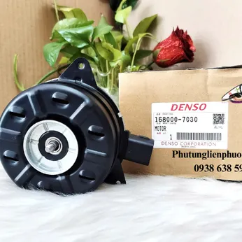 Mô tơ quạt két nước Mitsubishi Attrage hàng Denso mã 1680007030