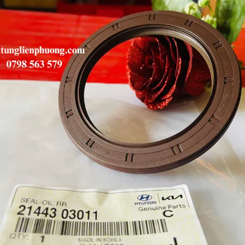 Phớt đuôi trục cơ i10, Kia Morning mã 2144303011