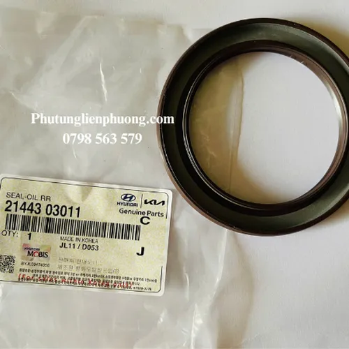 Phớt đuôi trục cơ i10, Kia Morning mã 2144303011