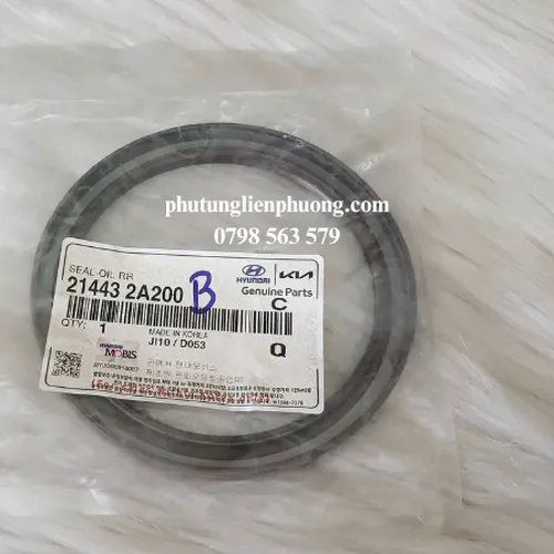 Phớt đuôi trục cơ Kia Rondo , Hyundai Santafe chính hãng mã 214432A200