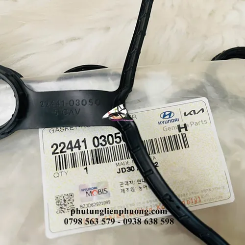 Gioăng nắp dàn cò hyundai  i10, kia morning chính hãng máy 1.2 mã 2244103050