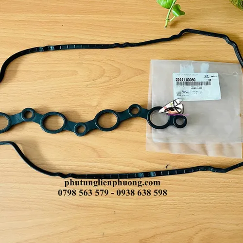 Gioăng nắp dàn cò hyundai  i10, kia morning chính hãng máy 1.2 mã 2244103050