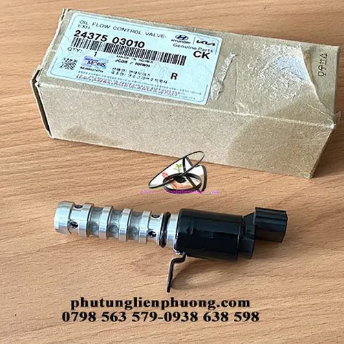 Van điều khiển nhớt trục cam xả i10, kia morning chính hãng mã 24375 03010