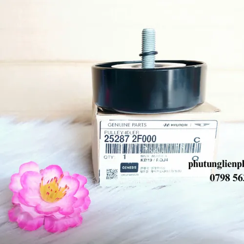 Puly tăng dây curoa tổng Hyundai Santafe, Tucson , KIA Sedona chính hãng 25287 2F000