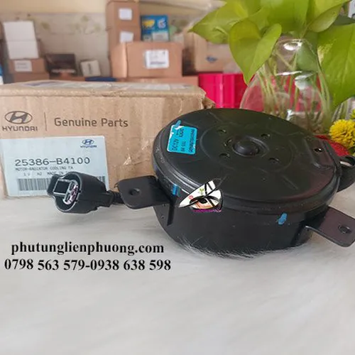 Mô tơ quạt két nước grand i10 chính hãng xịn mã 25386-B4100 chất lượng