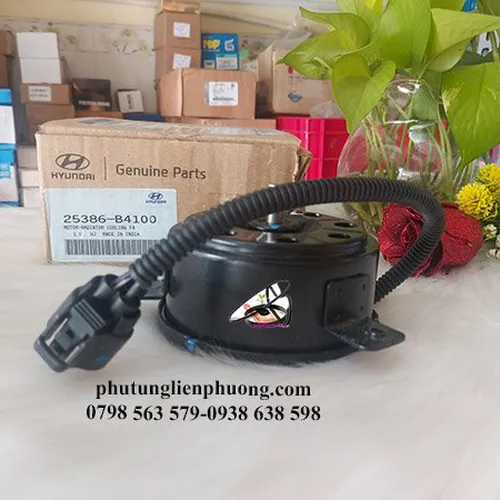 Mô tơ quạt két nước grand i10 chính hãng xịn mã 25386-B4100 chất lượng
