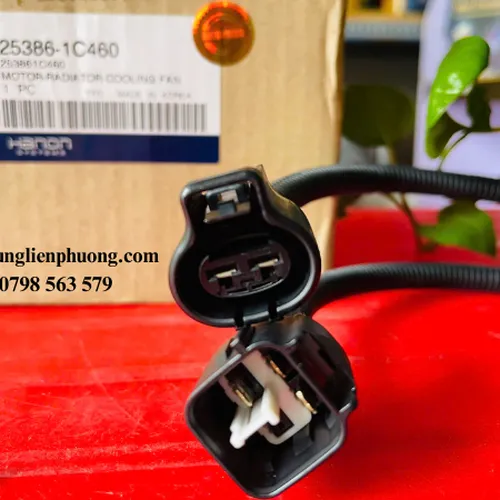 Mô tơ quạt két nước Hyundai Getz hàng HANON chất lượng cao mã 253861C460