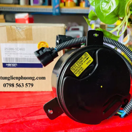 Mô tơ quạt két nước Hyundai Getz hàng HANON chất lượng cao mã 253861C460