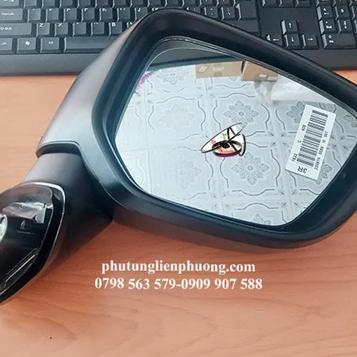 Gương chiếu hậu phải xpander không ốp gương có đèn chính hãng mã 7632c608