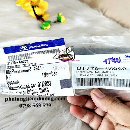 Ty chống cốp trái , phải Hyundai Eon chính hãng chất lượng