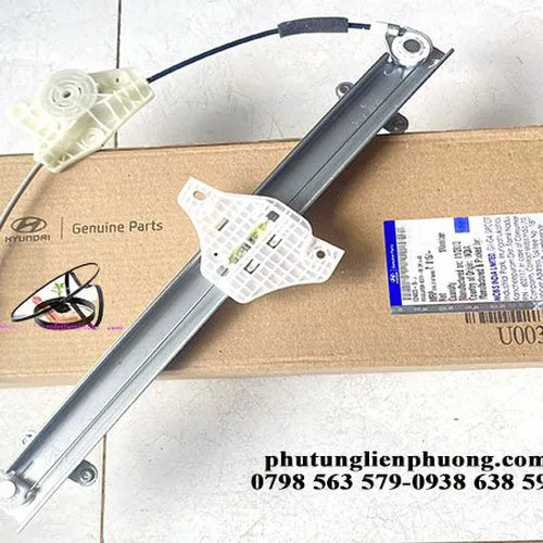 Compa nâng kính trước trái hyundai i10 chính hãng mã 82403-B4010