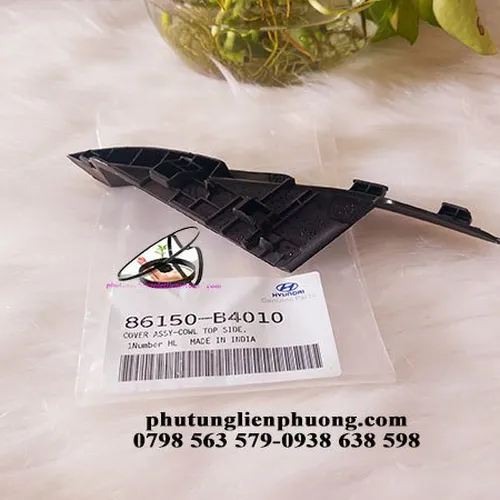 Ốp chân kính chắn gió hyundai i10 chính hãng bên trái mã 86150-B4010 chất lượng