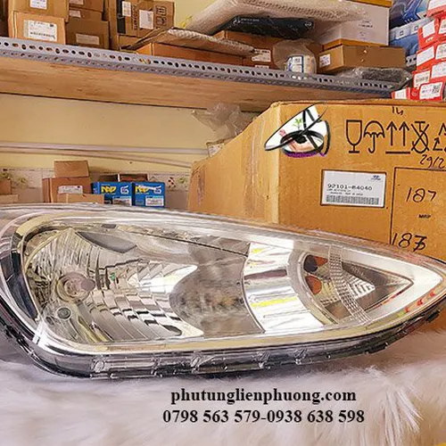 Đèn pha hyundai i10 grand trái phải chính hãng mã 92101b4040, 92102b4040