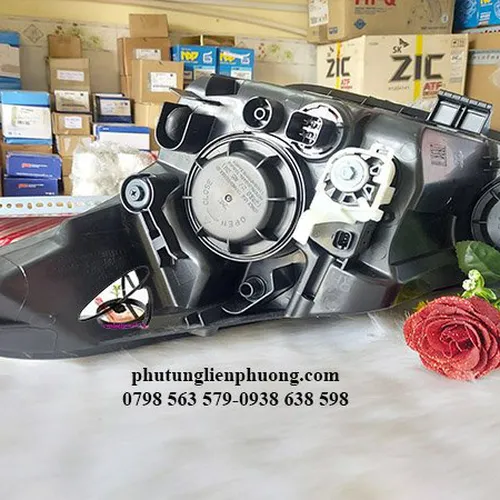 Đèn pha hyundai i10 grand trái phải chính hãng mã 92101b4040, 92102b4040