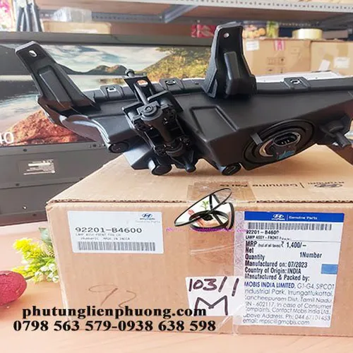 Đèn cản trước hyundai i10 grand bên trái chính hãng 92201B4600