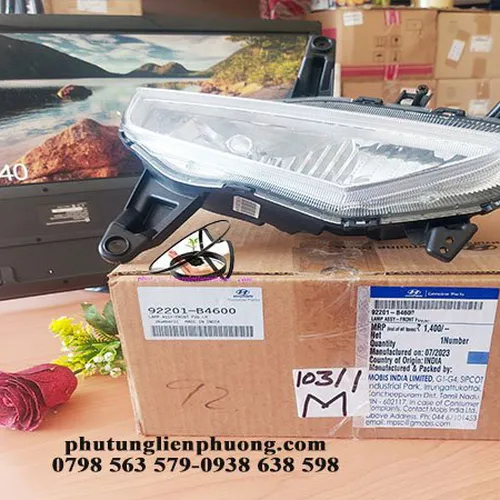 Đèn cản trước hyundai i10 grand bên trái chính hãng 92201B4600