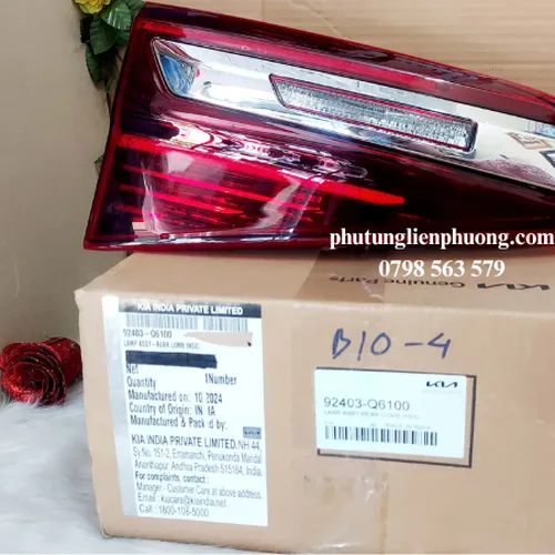 Đèn hậu trong trái có LED Kia Seltos chính hãng mã 92403Q6100