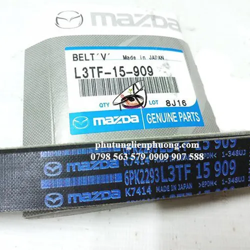 Dây curoa tổng escape, mazda hàng chính hãng mã chuẩn xịn L3TF15909