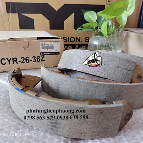 Guốc phanh sau ford ranger, mazda bt50 xuất xứ chính hãng mã UCRY2638Z