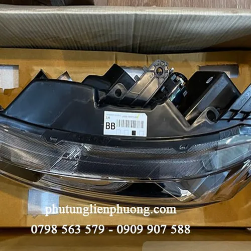 Đèn pha Ford Ranger everest có led bi vuông đời 2020 - 2021 chính hãng