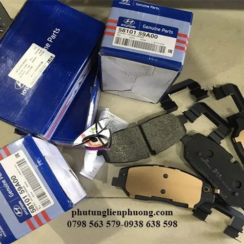 Má phanh trước hyundai solati chính hãng mã 5810159A00 an toàn chất lượng