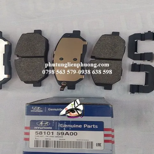 Má phanh trước hyundai solati chính hãng mã 5810159A00 an toàn chất lượng
