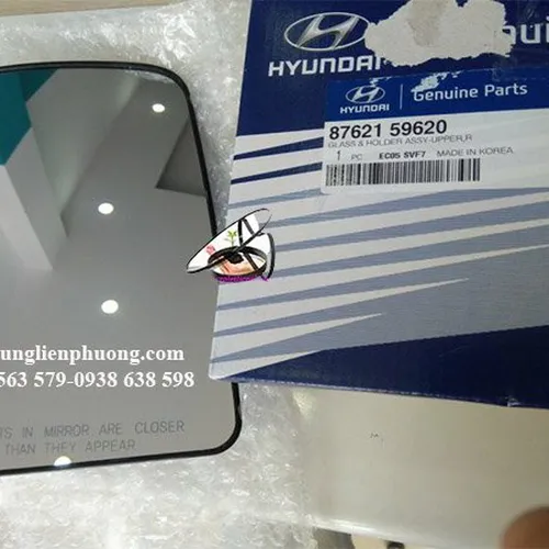 Mặt kính chiếu hậu phải hyundai solati chính hãng mã 8762159620