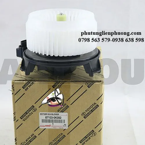 Mô tơ quạt dàn lạnh trước innova, fortuner chính hãng 871030K092