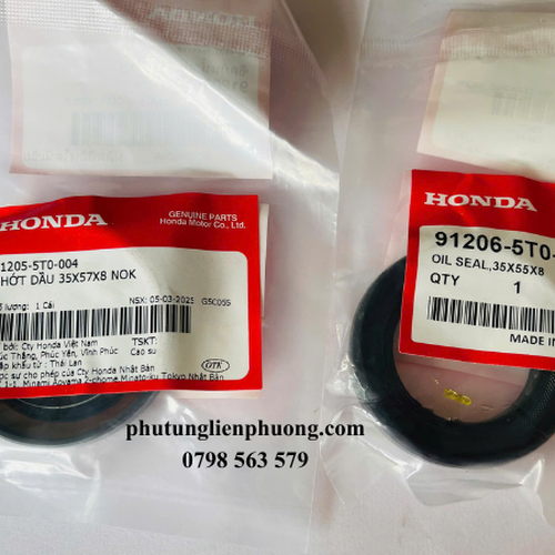 Phớt quả bí honda civic, brio chính hãng mã 912055t0-004