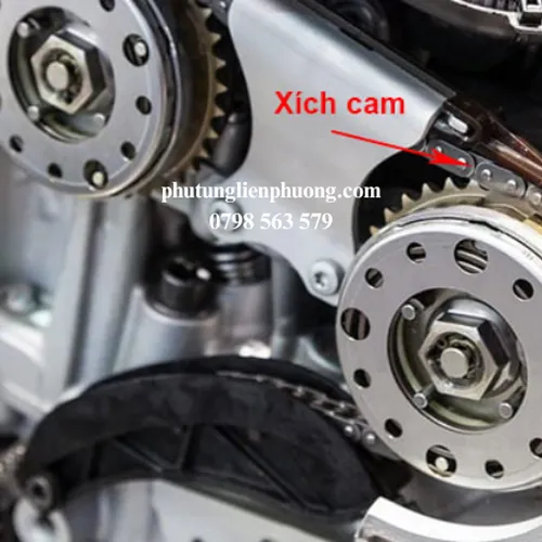 Xích cam KIA Rondo máy dầu 1.7 42 mắt, đời 2014 - 2018 chính hãng 24351 2a600