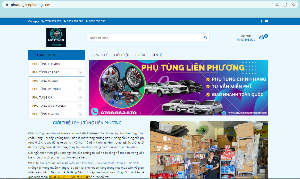 trang web của Liên Phương giúp các bác mua phụ tùng ford tiện lợi uy tín trang web của Liên Phương giúp các bác mua phụ tùng ford tiện lợi uy tín