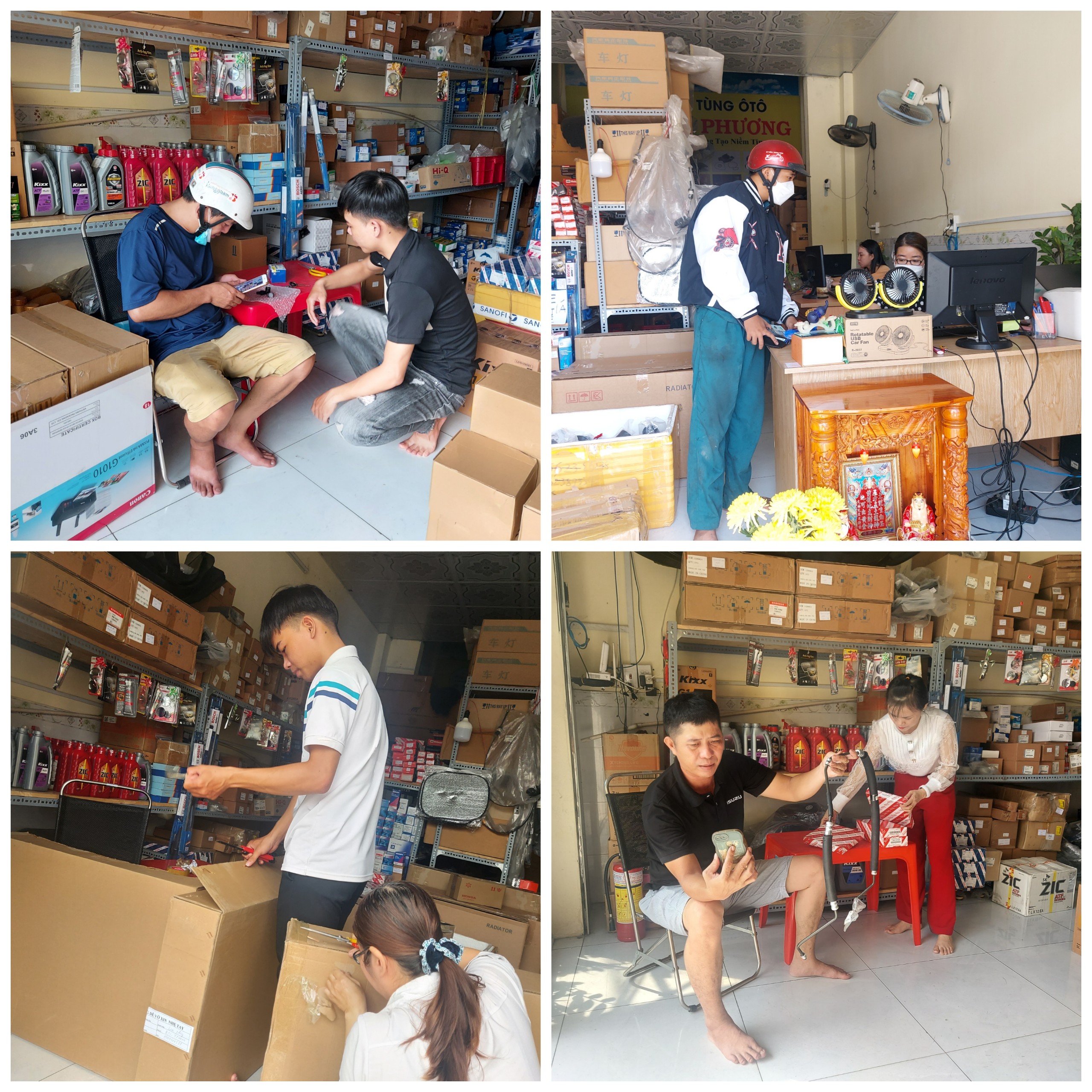 với đội ngũ nhân viên hỗ trợ các bác tại cửa hàng với đội ngũ nhân viên hỗ trợ các bác tại cửa hàng