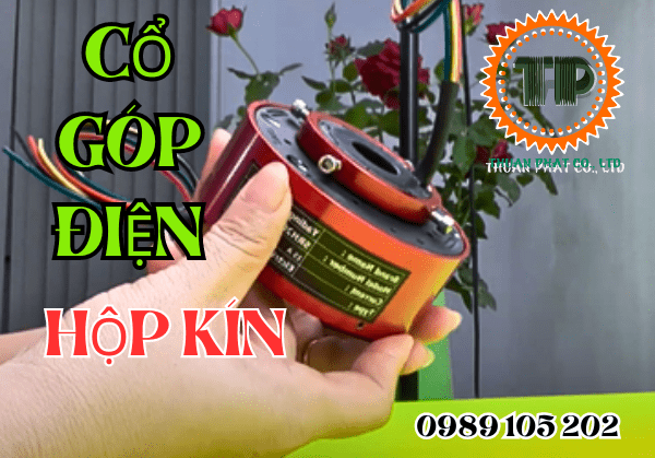 Cổ góp điện hộp kín 4 pha trục 20 Cổ góp điện hộp kín 4 pha trục 20