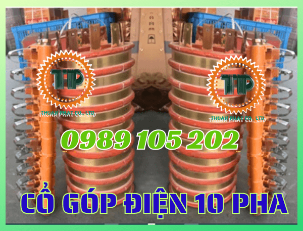 Cổ góp điện 10 vành trượt tiếp điện Cổ góp điện 10 vành trượt tiếp điện