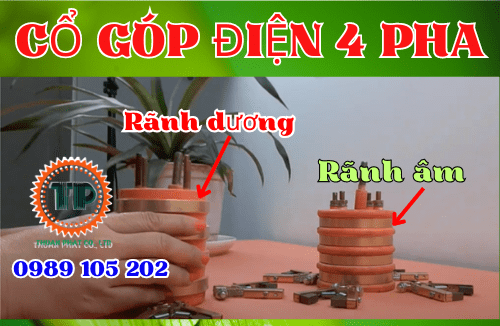 Cổ góp điện 4 pha: Sự lựa chọn tối ưu cho động cơ quay Cổ góp điện 4 pha: Sự lựa chọn tối ưu cho động cơ quay