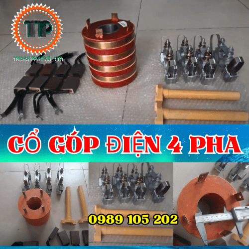 Cổ góp điện 4 pha: Sự lựa chọn tối ưu cho động cơ quay Cổ góp điện 4 pha: Sự lựa chọn tối ưu cho động cơ quay