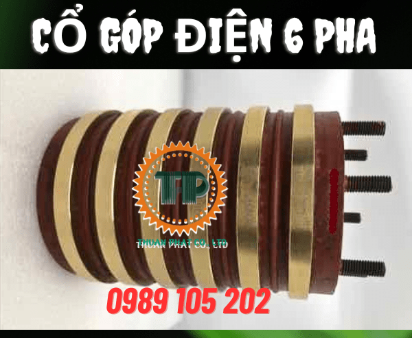 Cổ góp điện chổi than 6 vành Cổ góp điện chổi than 6 vành