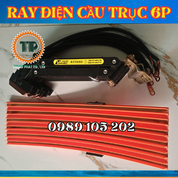 Ray điện cầu trục 6P50A Ray điện cầu trục 6P50A